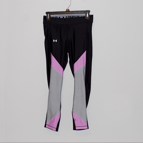 Under Armour Pants - Under Armour HeatGear color Blocked Leggings sz M